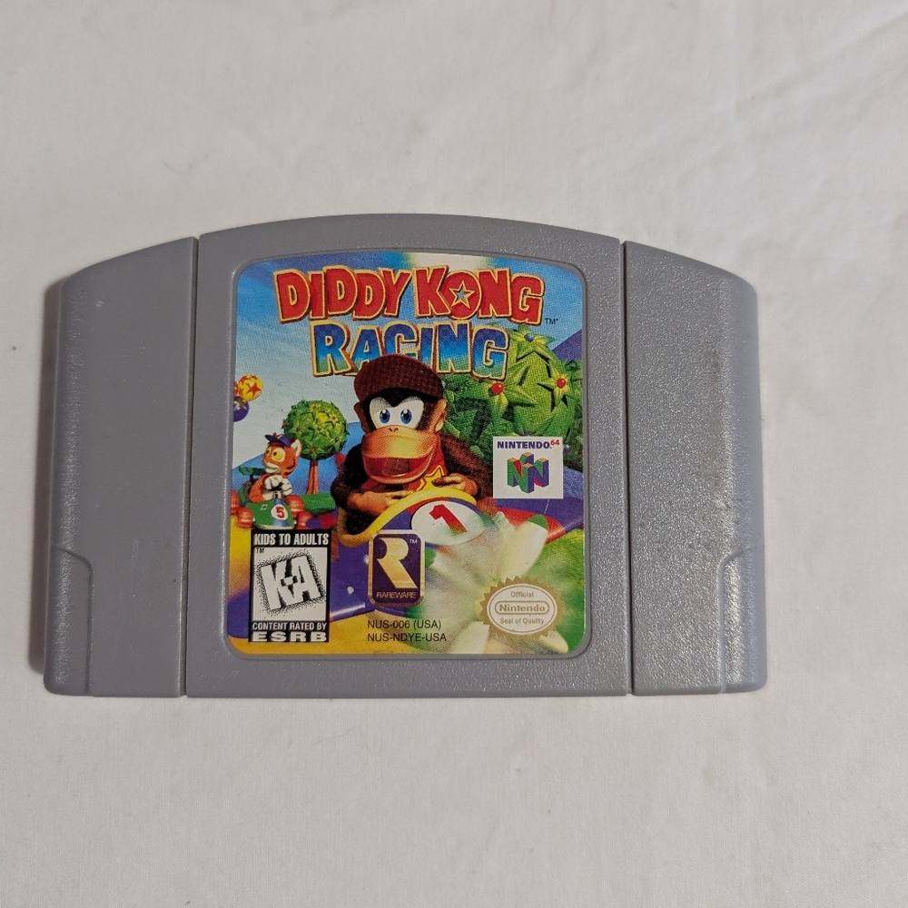 Donkey Kong Racing Video Game Pak Nintendo 64 Tested And Works